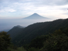 三ッ峠山荘からの富士山