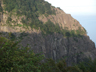 三ッ峠山荘からの屏風岩全景