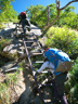 重太郎新道のハシゴ場