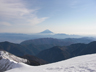 本邦第二の高峰から望む第一の高峰