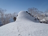 小蓮華尾根の雪稜